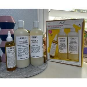 Kiehl’s Hair Trio With Amino Acid-Hydrated, Soft hair